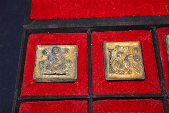 Boxed Chinese plaques